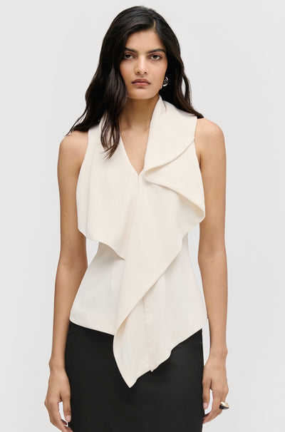 Draped Vest