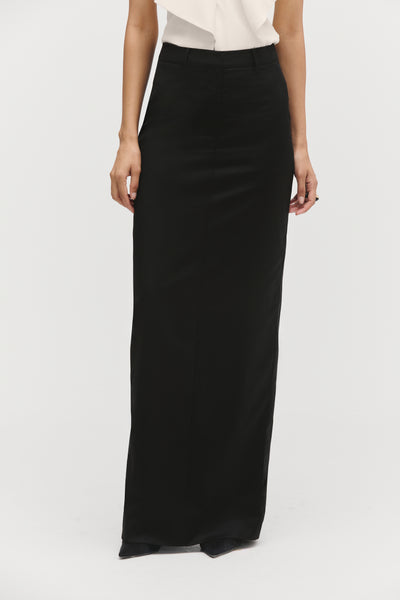 Tailored Column Skirt