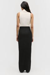 Tailored Column Skirt