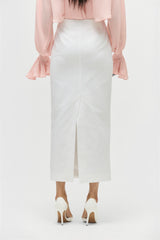 Darted Midi Skirt