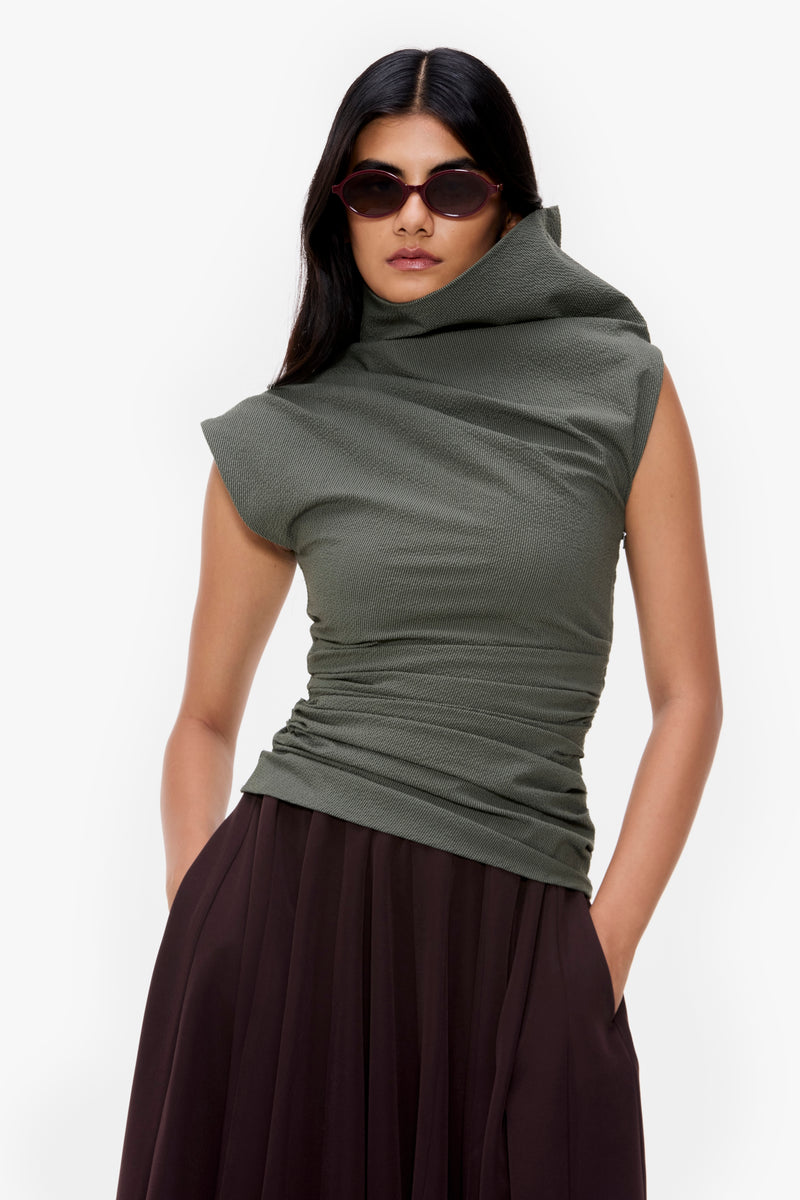 Pleated Skirt Set