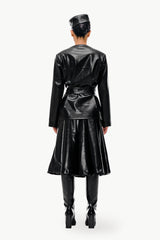 Belted Leather Jacket