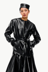 Belted Leather Jacket