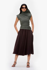 Pleated Skirt Set