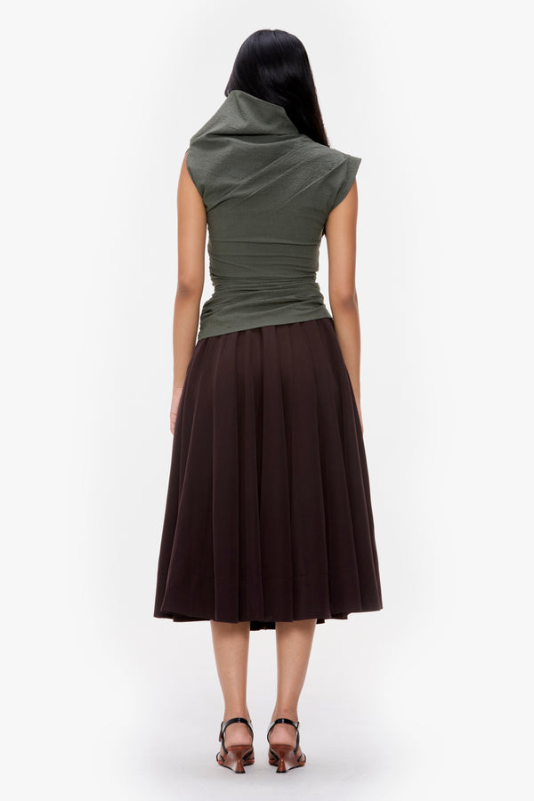 Pleated Skirt Set