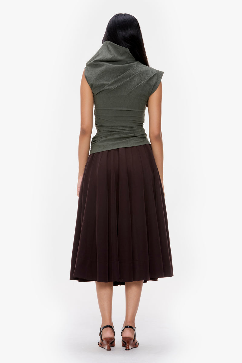 Pleated Skirt Set