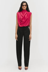 Draped Cowl Tapered Set