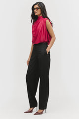Draped Cowl Tapered Set