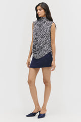 Draped Cowl Blouse