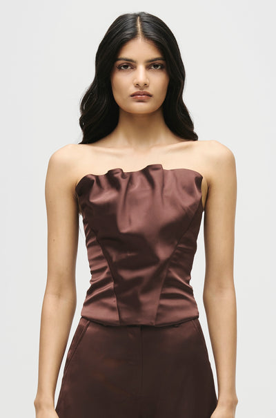Sculpted Wave Bustier