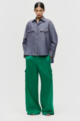 Chambray Utility Shirt