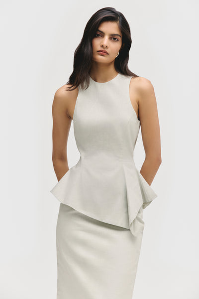 Angular Peplum Top