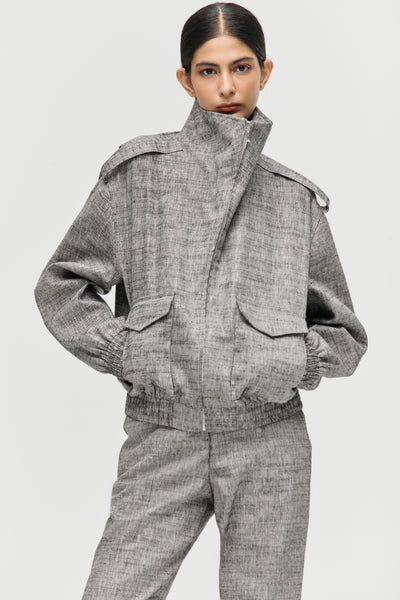 Funnel Neck Utility Jacket