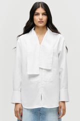 Layered Scarf Shirt
