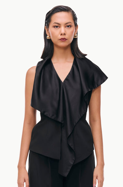 Draped Vest