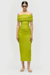 Off-Shoulder Column Dress