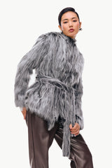 Belted Fur Jacket