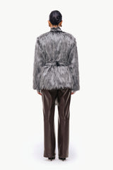 Belted Fur Jacket