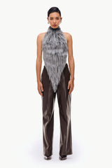 Halter Fur Set