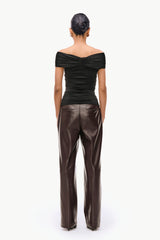 Off-Shoulder Keyhole Top