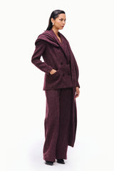 Modular Wool Scarf Suit