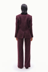 Modular Wool Scarf Blazer