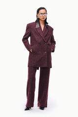 Double-Breasted Wool Peacoat