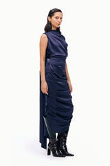 Cowl Column Dress