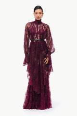 Bordeaux Lace Ensemble