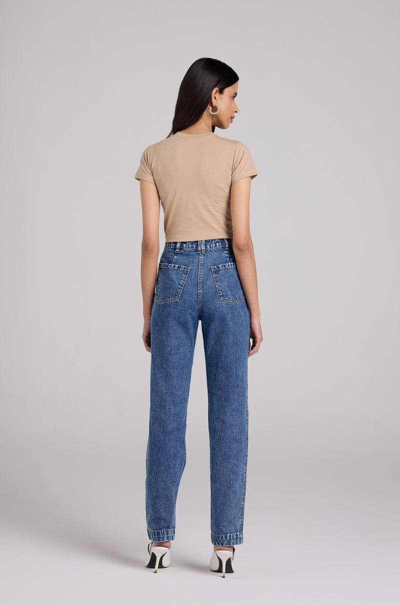 Panelled Slim Jeans