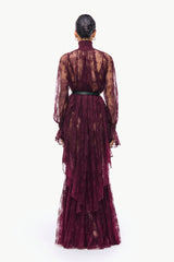 Bordeaux Lace Ensemble