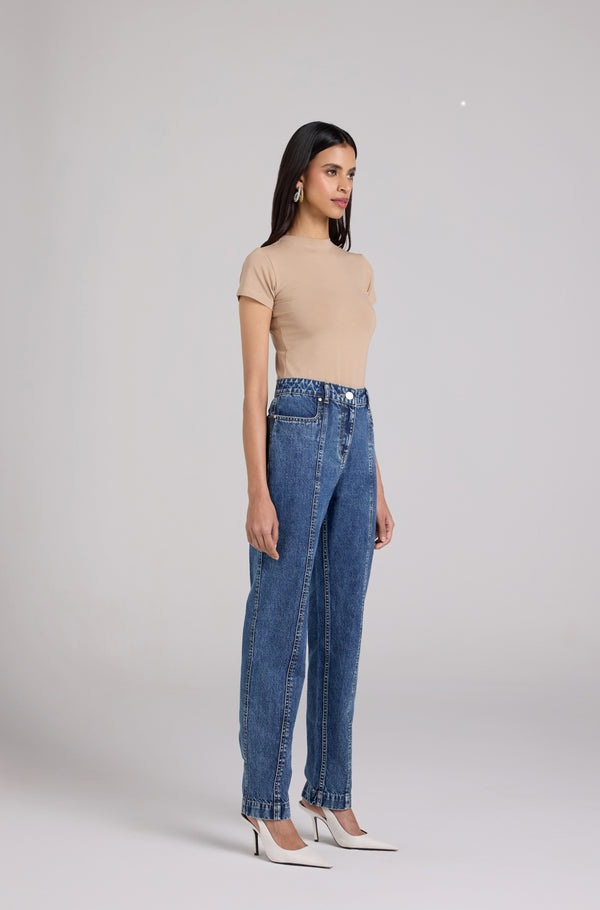 Panelled Slim Jeans