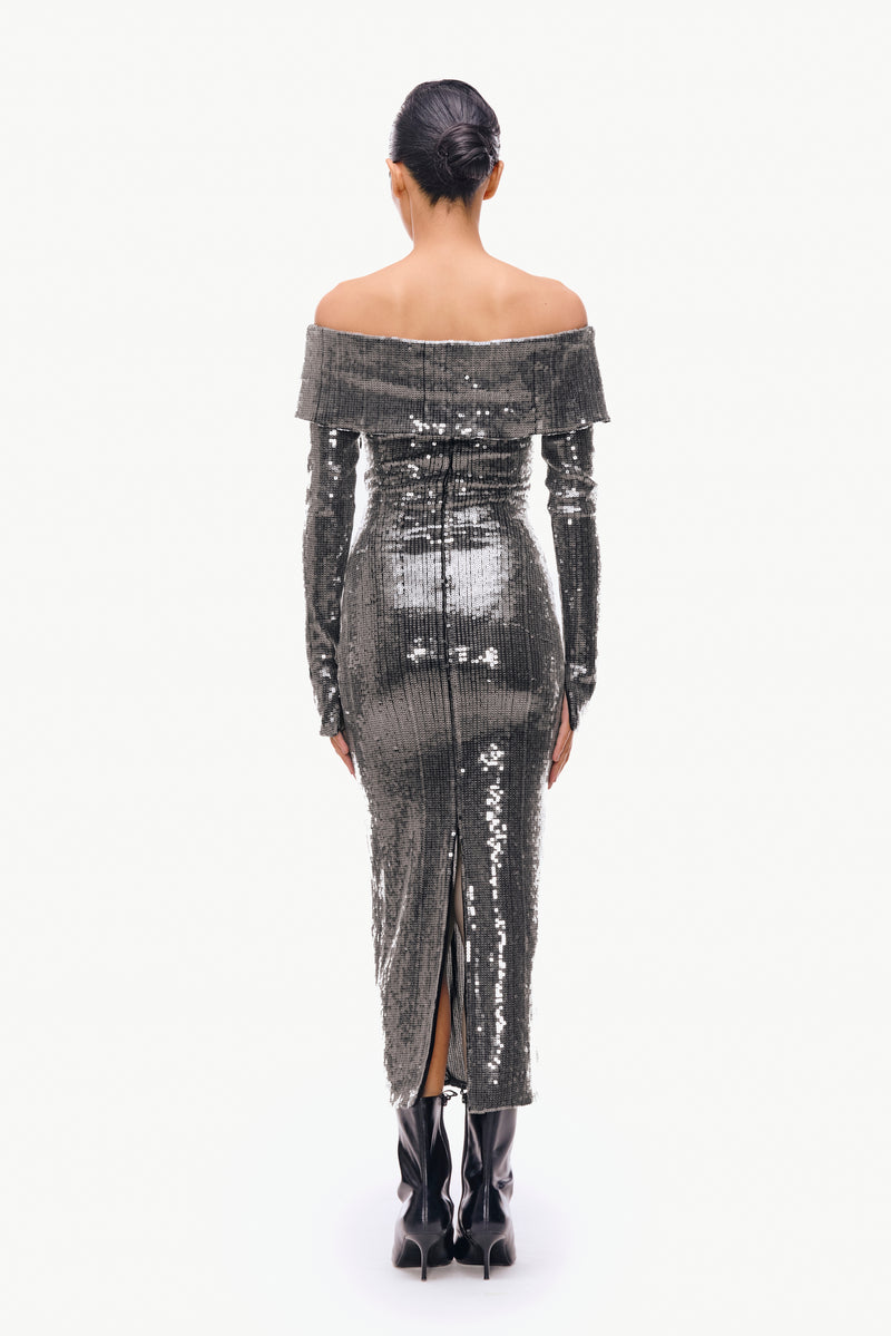 black glitter strapless dress Samba Sequin Strapless Mini Dress Black / M main image 1