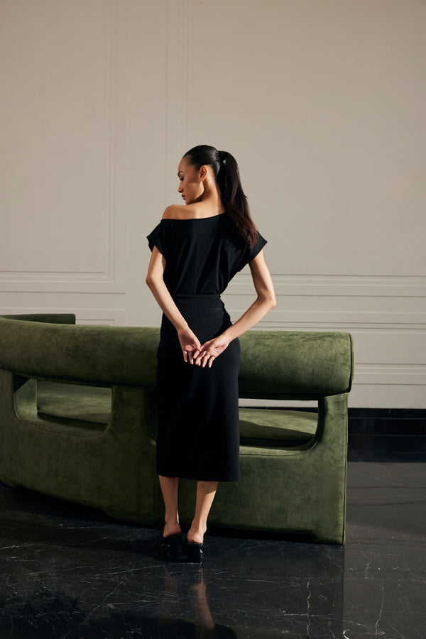 Classic Onyx Skirt Set