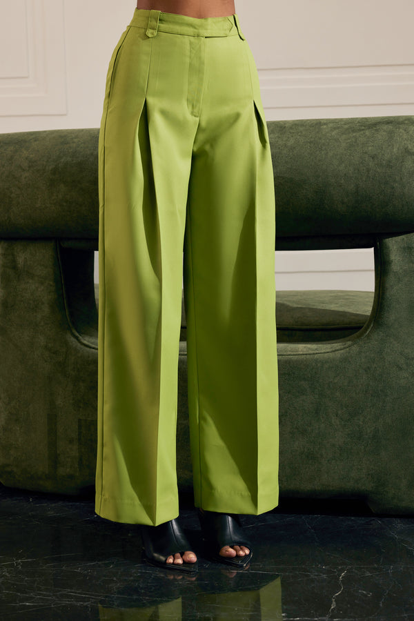 Wide-Leg Tailored Trouser