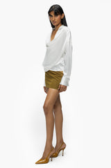 Asymmetric Cowl Shirt