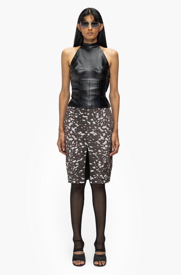 Contoured Halter Top