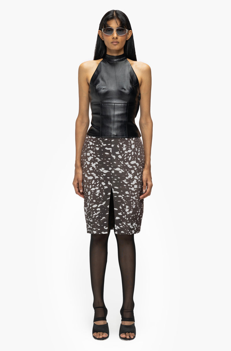 Contoured Halter Top