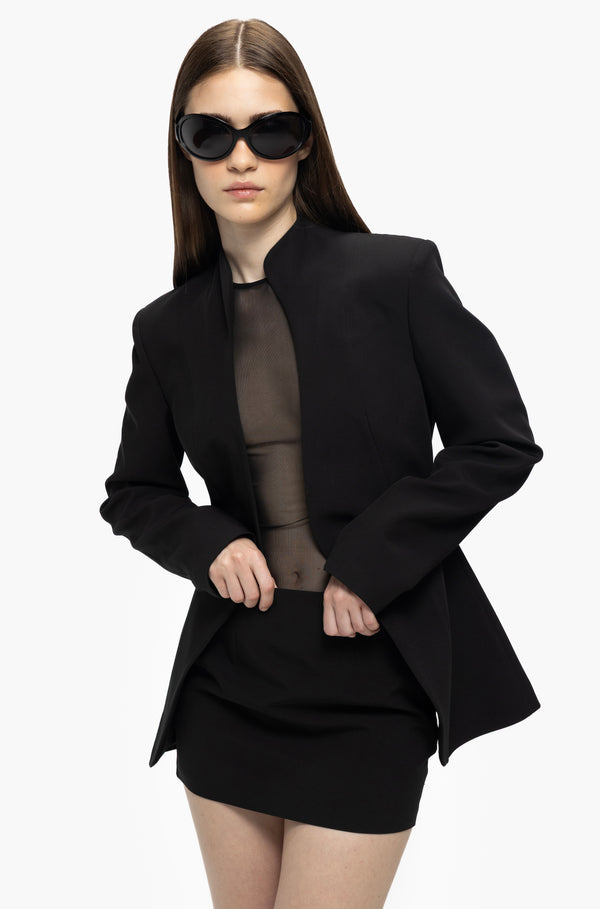 Darted Mini Skirt