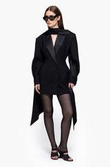 Hourglass Tuxedo Dress