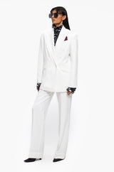 Peak Double-Breasted Blazer