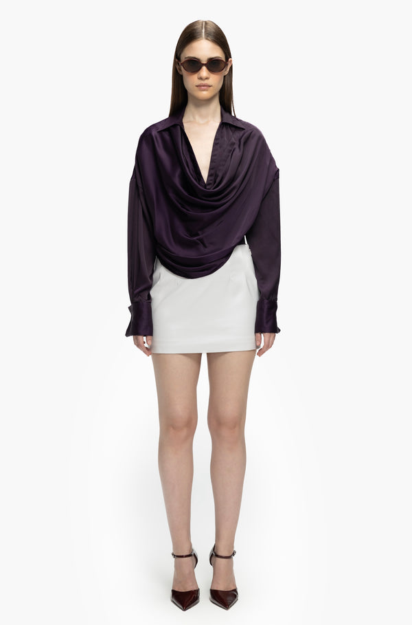 Darted Mini Skirt