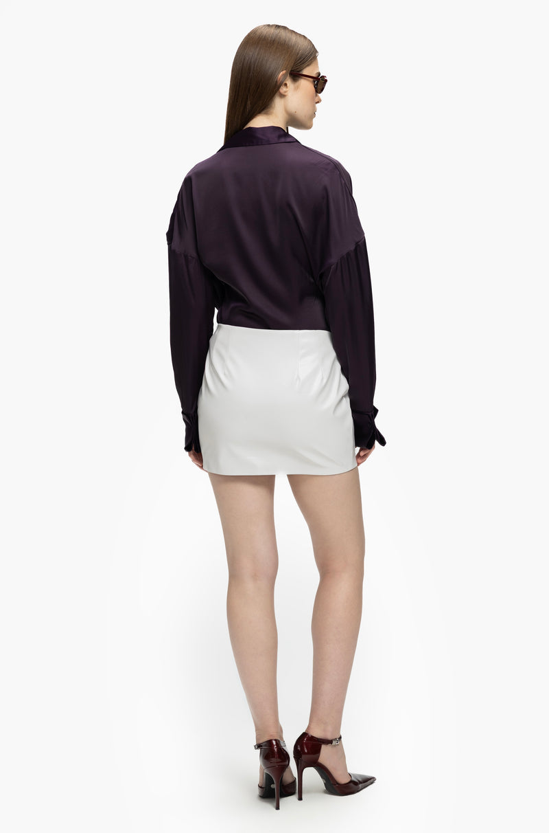 Darted Mini Skirt