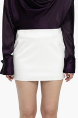 Darted Mini Skirt