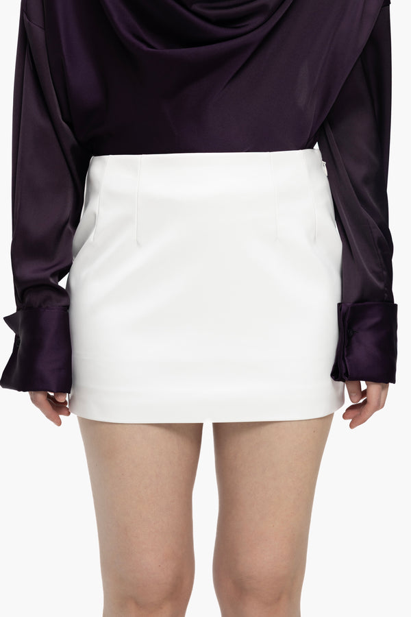 Darted Mini Skirt