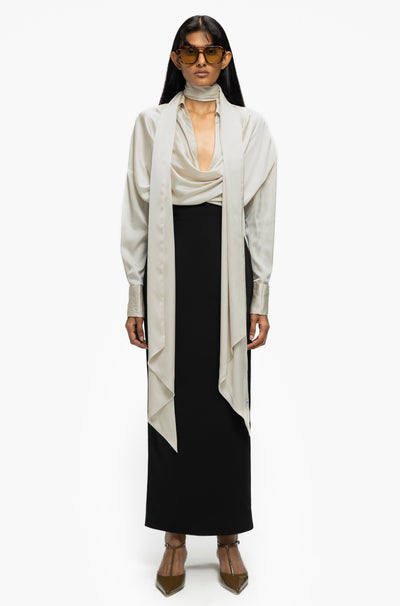 Long Satin Scarf