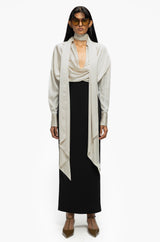 Long Satin Scarf