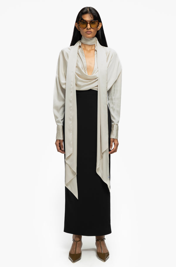 Long Satin Scarf