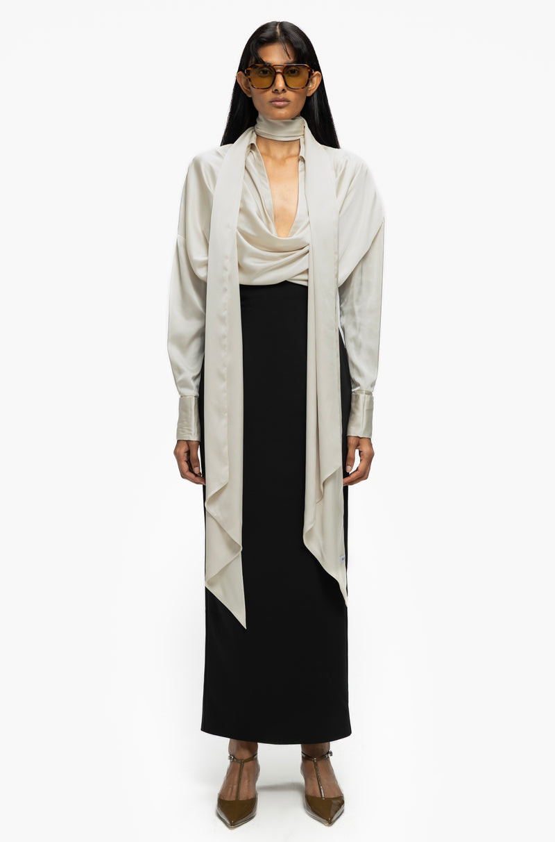 Long Satin Scarf