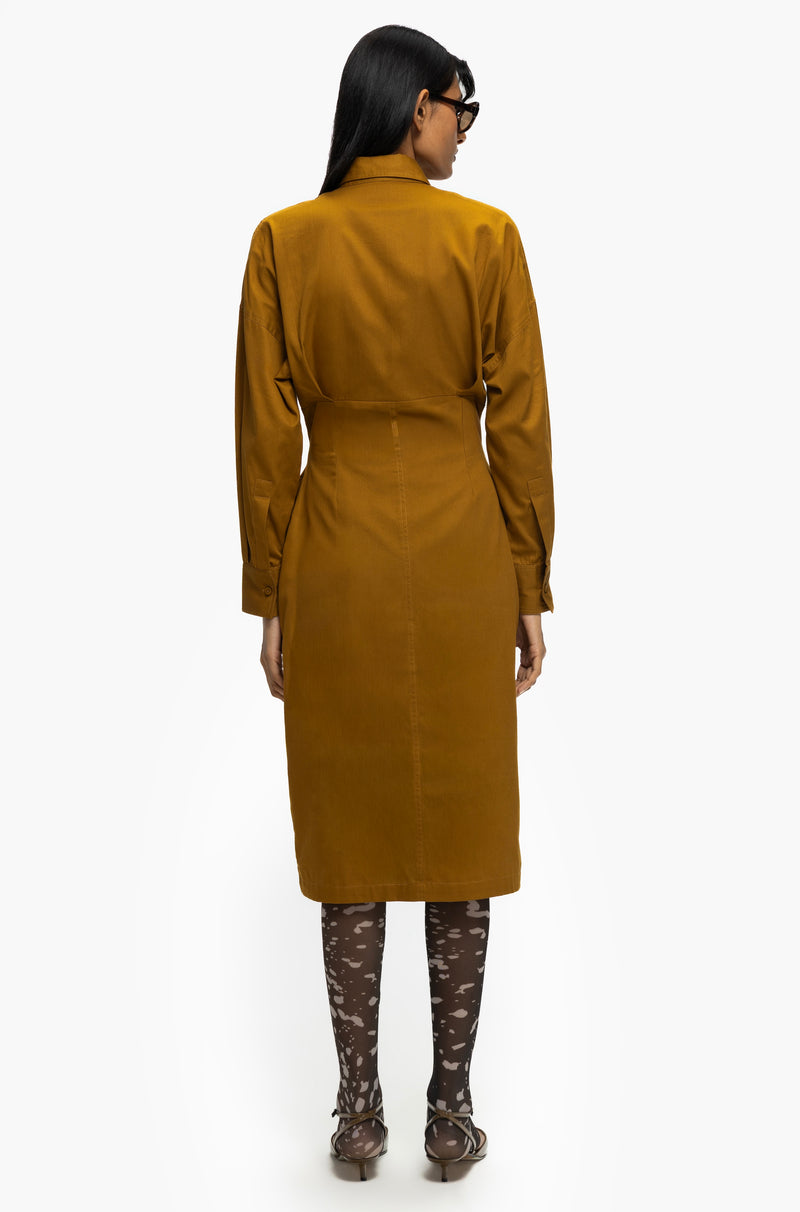 Contoured Shirt Dress
